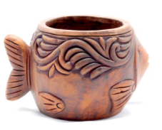 Terracotta Fish Flower Pot — Medium